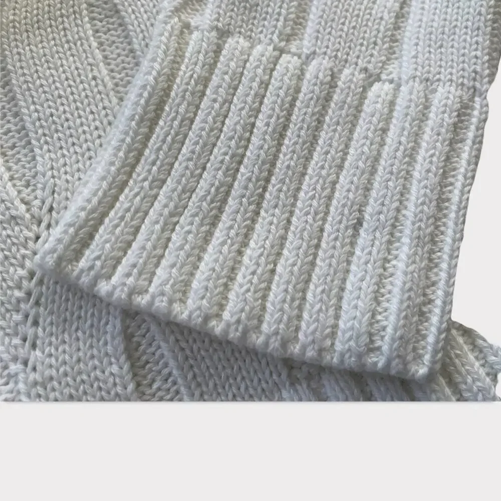 Only & Sons Mens Crewneck Cable Knit Sweater Cloud Dancer Size M NWT - Picture 9 of 9